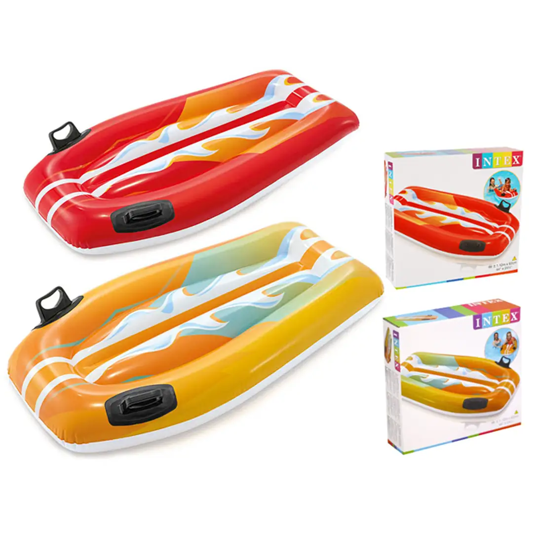 Inflable En Forma De Tabla De Surf Con Dos Asas 