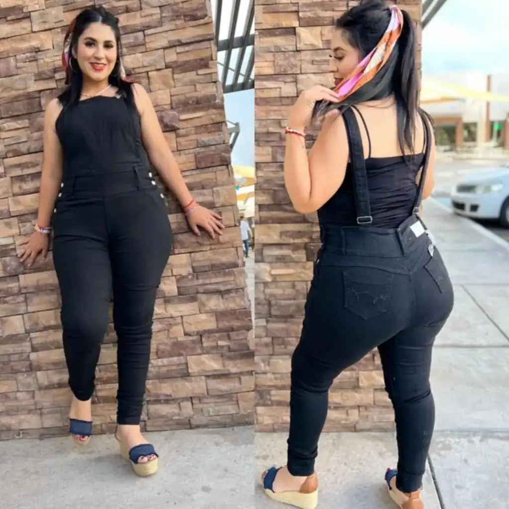 Overol pantalón negro 