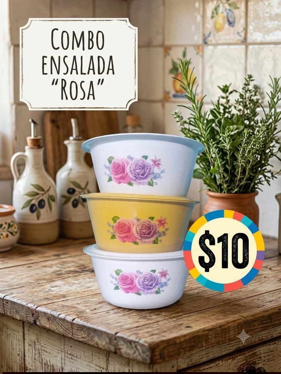 combo Ensaladeras 