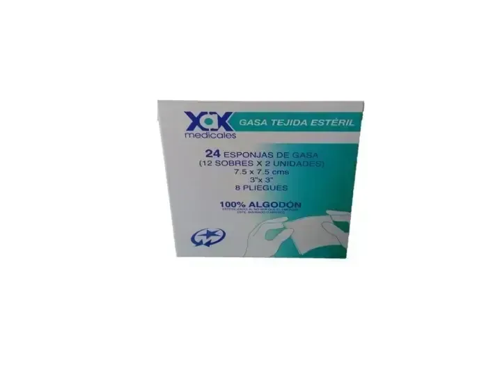 GASA ESTERIL X 12 SOBRES X 2 UNIDADES MEDICALES