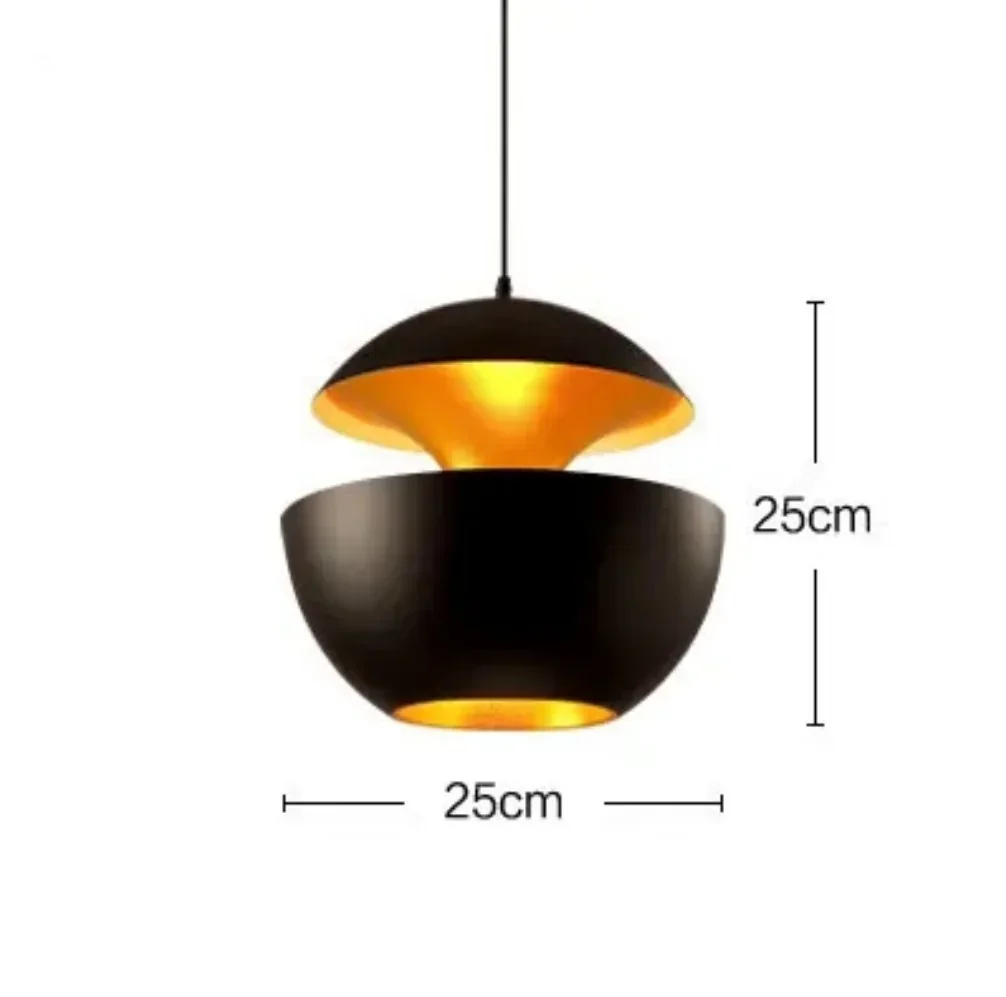 LAMPARA COLGANTE APPLE 1L E27 5