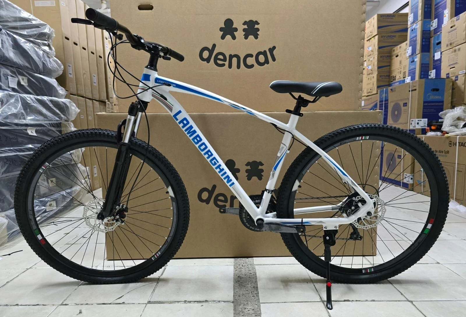 BICICLETA LAMBORGHINI ROD 29 (TALLE M)&nbsp;BLANCO / AZUL
