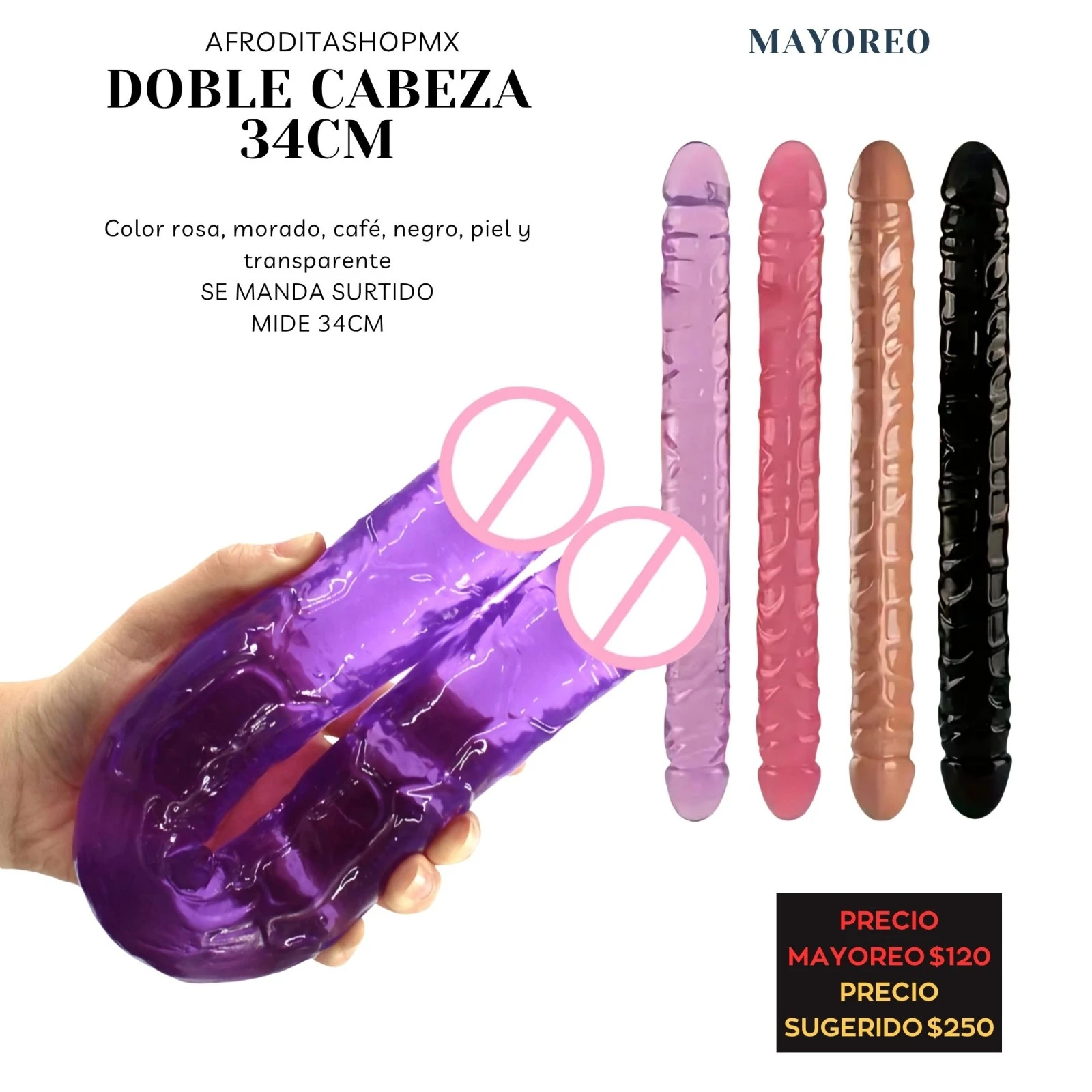 DOBLE CABEZA 34CM