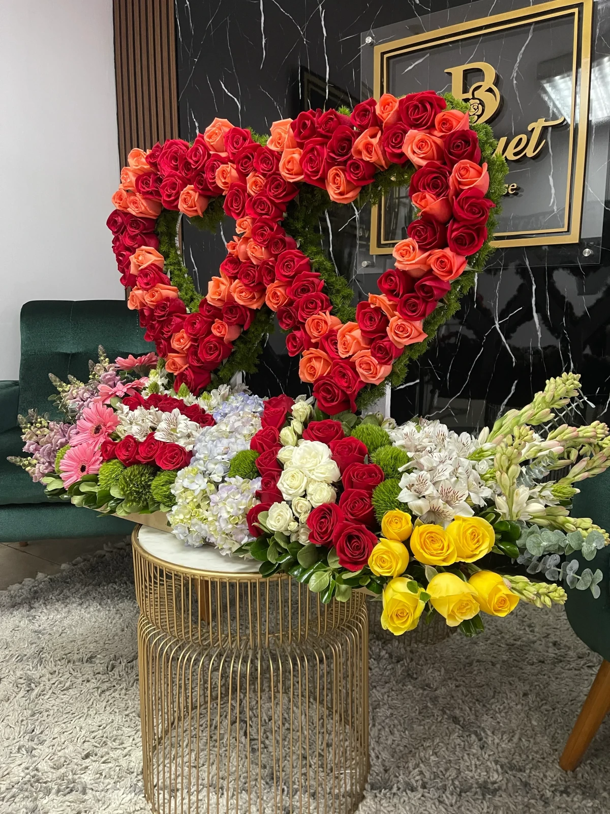 Doble corazon con jardin 2