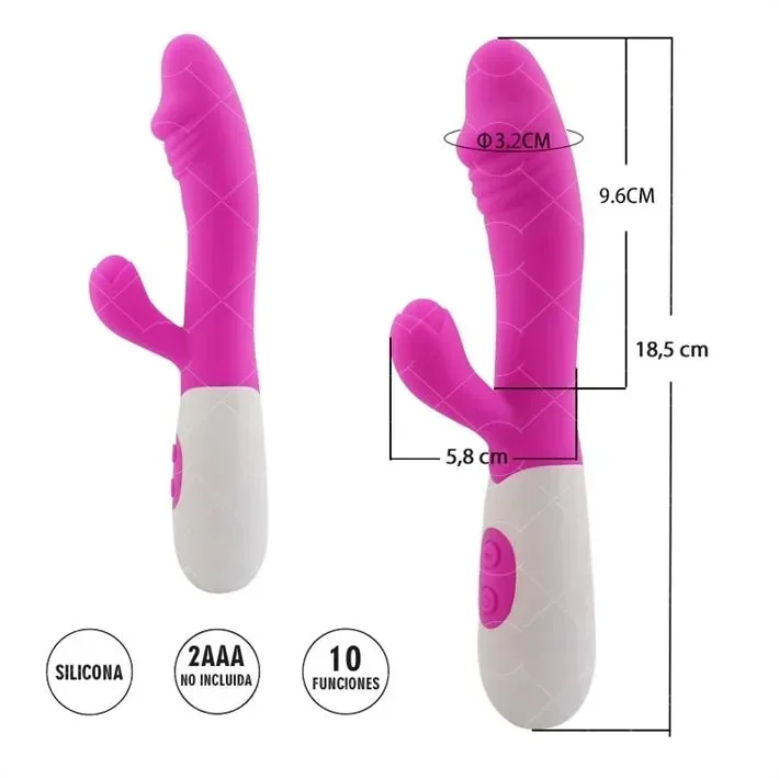 Estimulador De Clitoris Con 10 Funciones De Vibracion