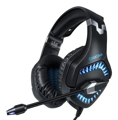 HEADSET K1B PRO AZUL LUZ LED XBOX ONE, PS4, PC