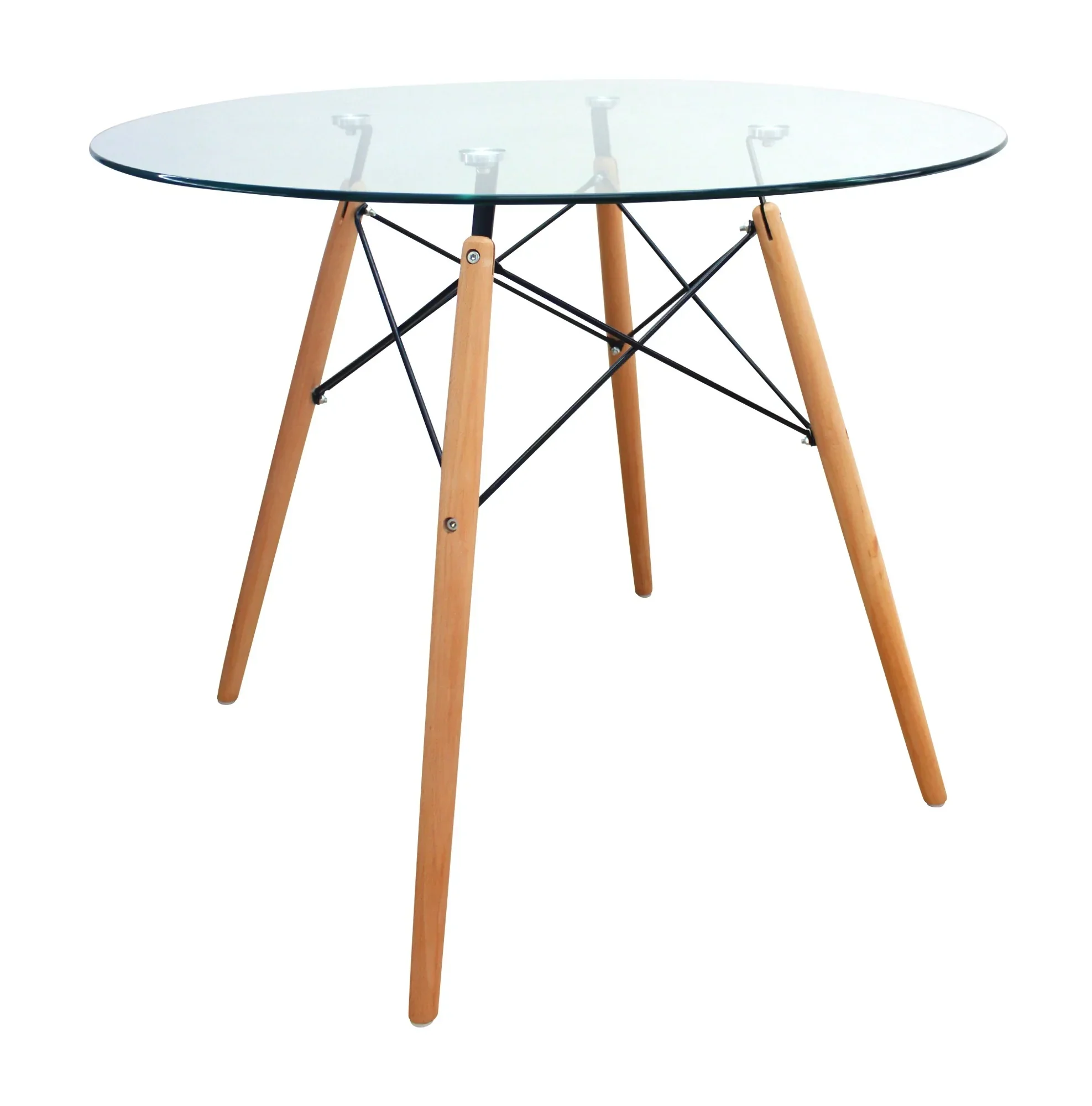 Mesa Comedor Eames Vidrio 