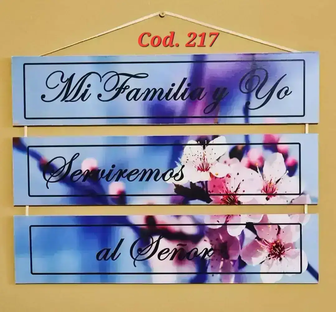 Cuadro chico x 3. Cód. 217