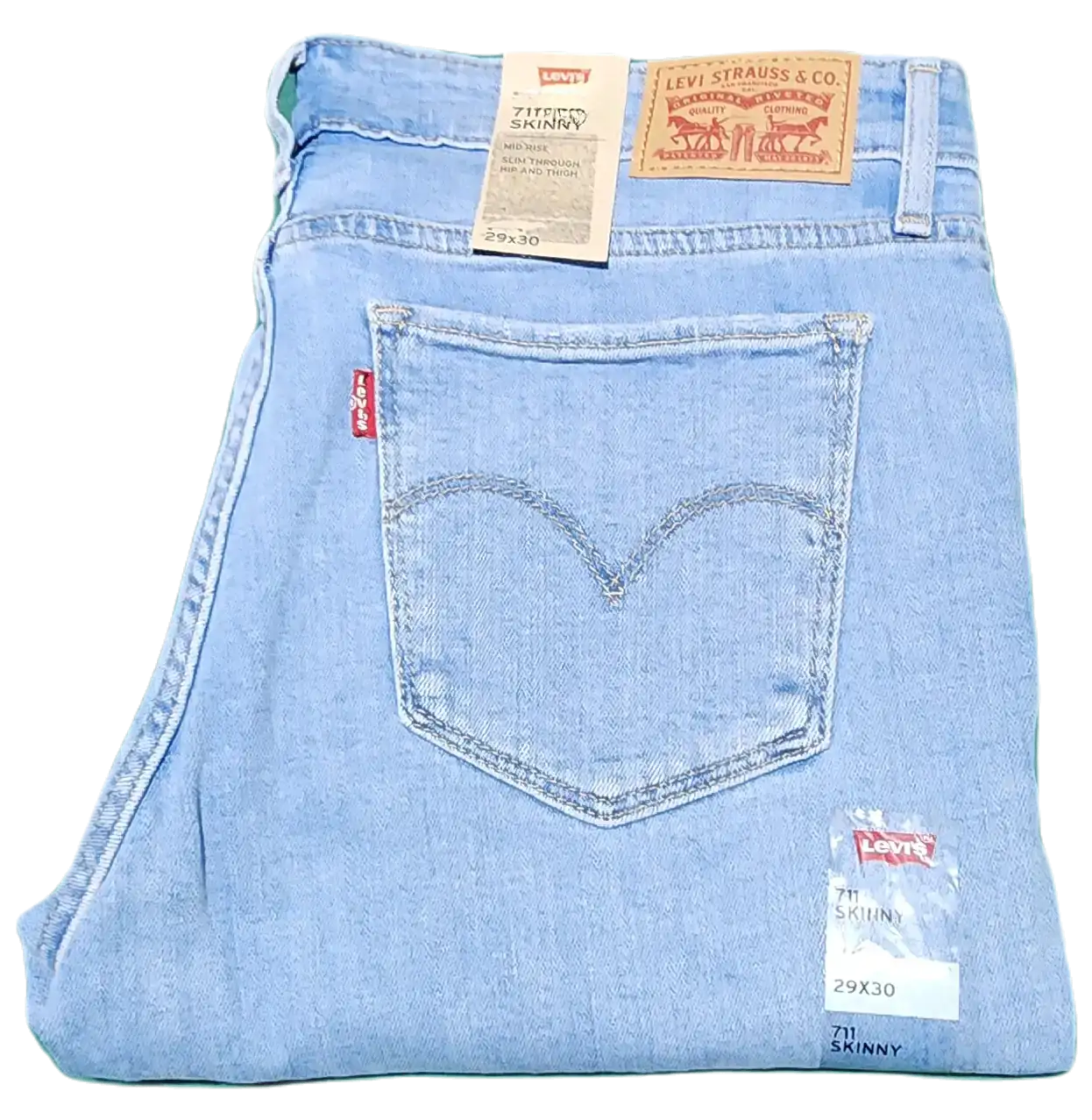 Jeans 711 azul claro  3