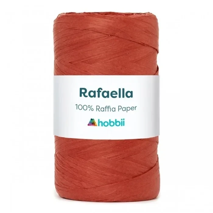RAFFIA 12 ROJO OSCURO