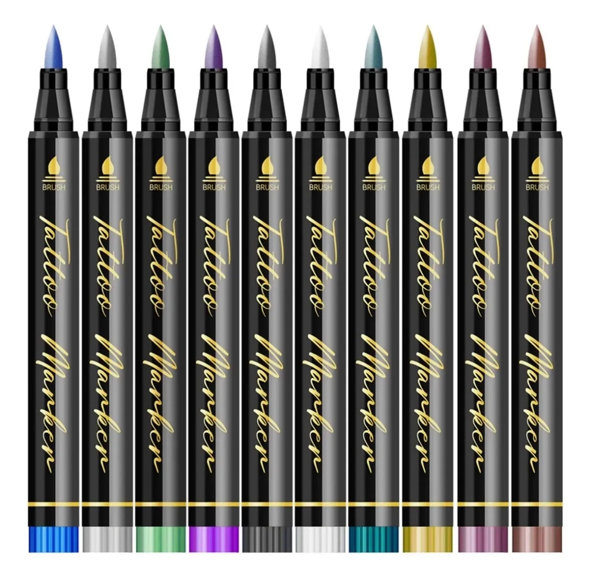 Plumones para Tatuaje Temporal - Set de 12 Color 6