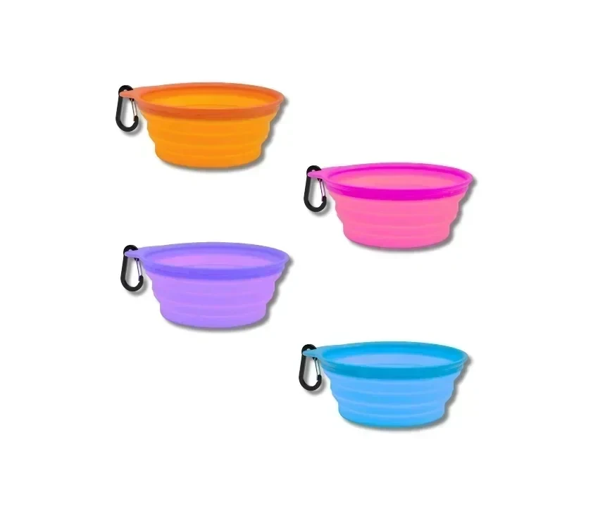 Plato plegable de silicona colores