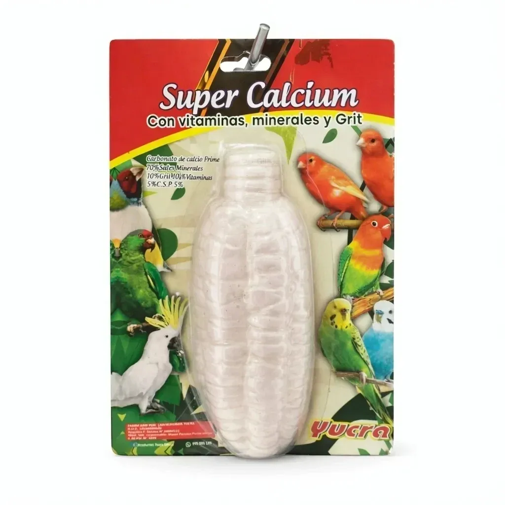 Super Calcium Para Aves – Calcio Con Vitaminas, Minerales Y Grit