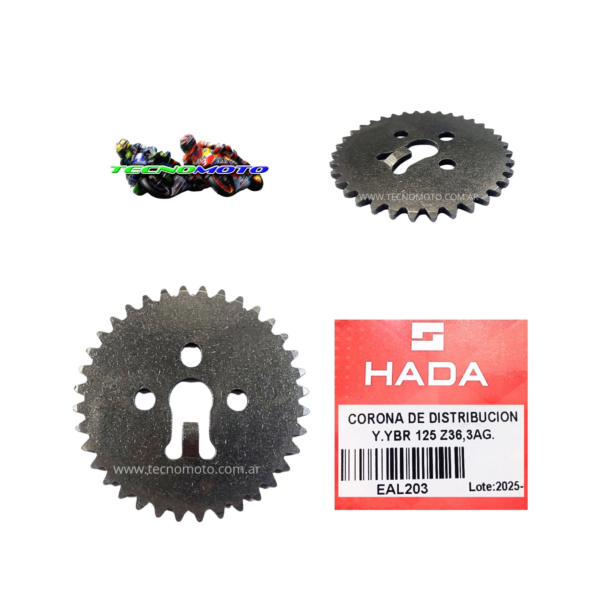 ENGRANAJE ARBOL LEVAS YAMAHA 125 YBR Z36 3A