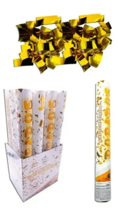 Cañon lanza papelitos 40 cm 