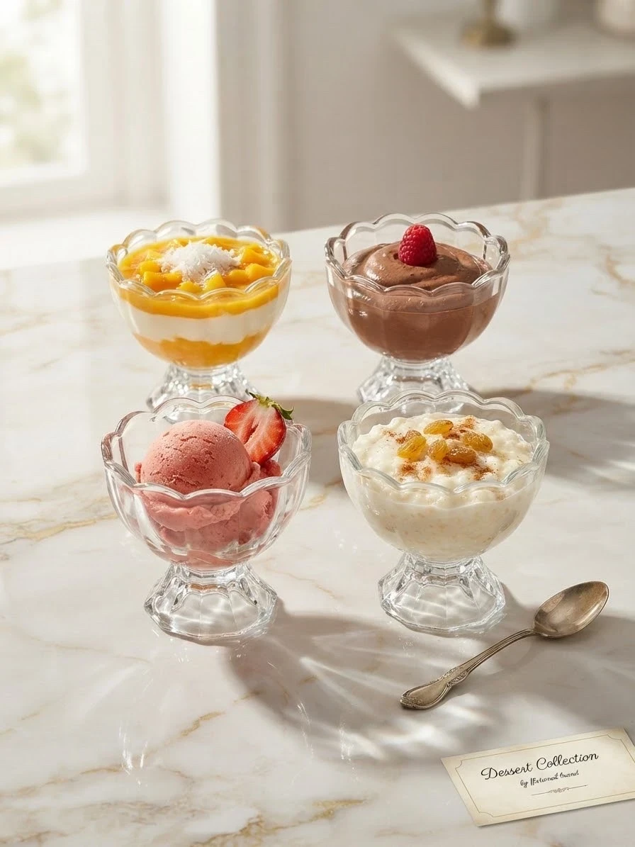 SET DE 6 COPAS PARA POSTRES 2