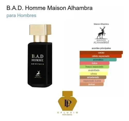 PERFUME BAD HOMME MAISON ALHAMBRA 30ML 3