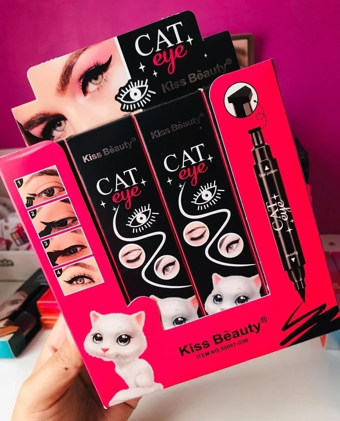 Delineador 2 en 1 cat eye 🤗💖✨💕 3