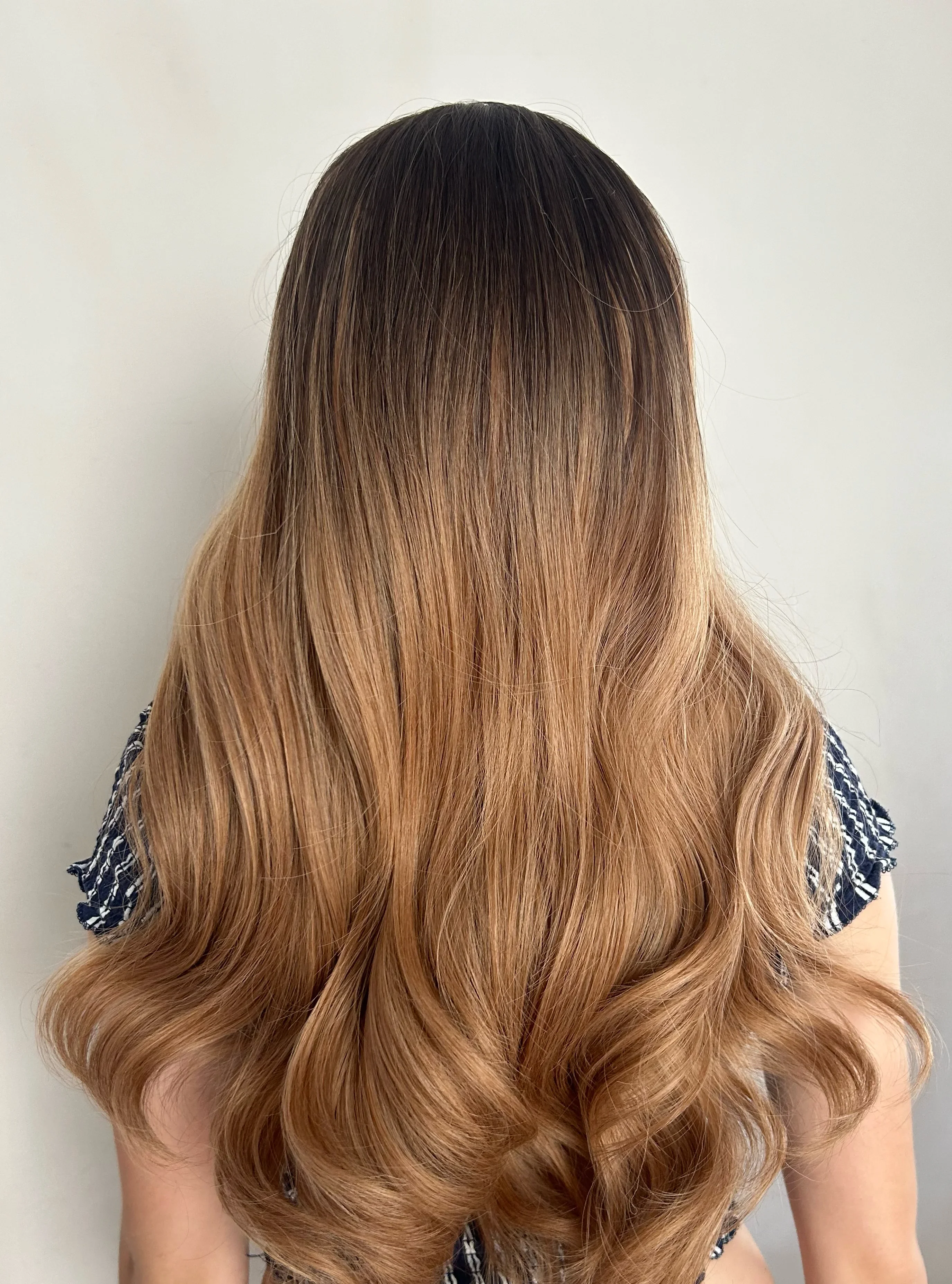 Peluca con flequillo Ombre 24” 2
