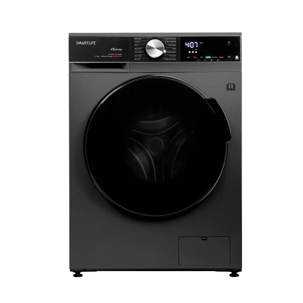 LAVASECARROPAS SMARTLIFE 11,5 KG INVERTER SILVER