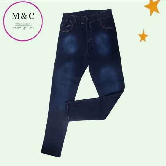 Pantalon T- 12 mezclilla 
