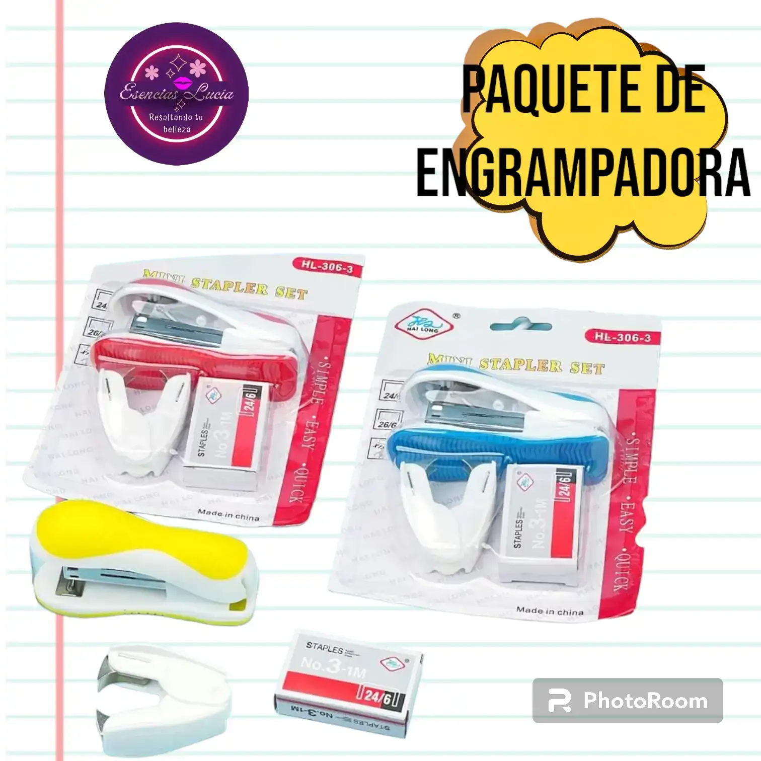 Kit engrampadora