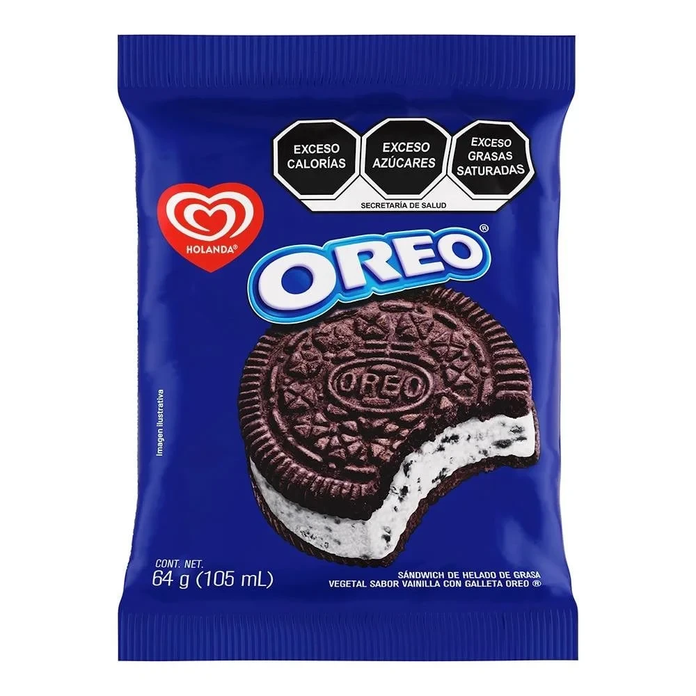 oreo 64 g holanda sándwich de helado