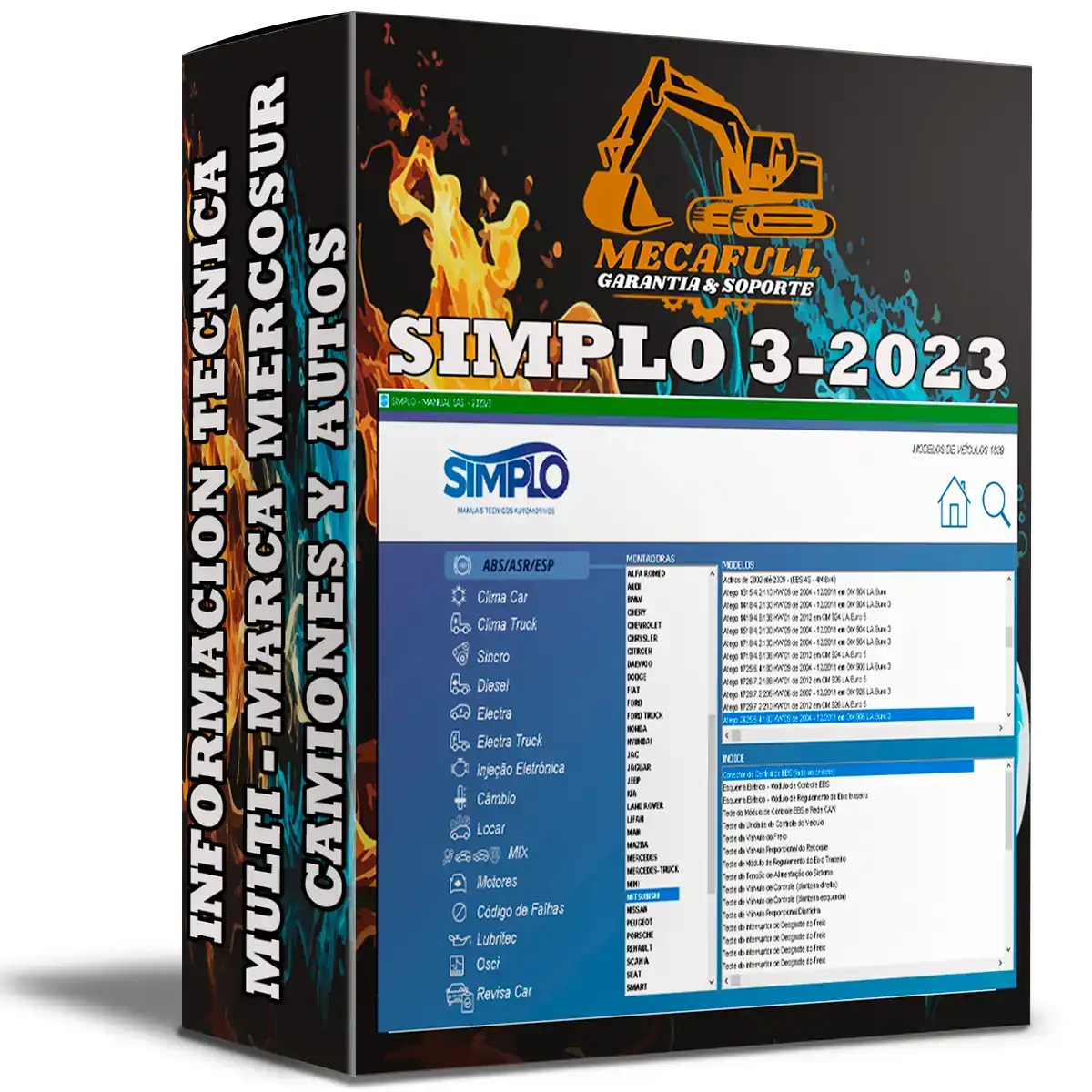 SIMPLO 2023 multi marca información técnica 