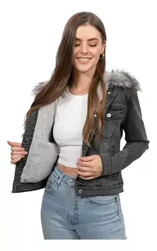 MAYOREO NIÑA Mod. 400 Chamarra Roosevelt Negro