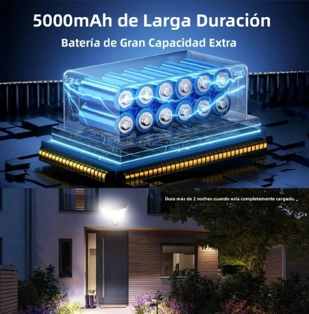 Lámpara Led Solar Exterior Suburbana Alumbrado Público 2000w  6