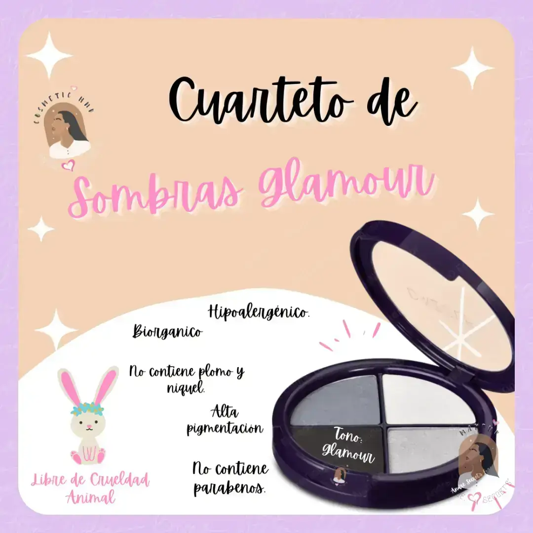 😘CUARTETO DE SOMBRAS GLAMOUR DAZZLE😘