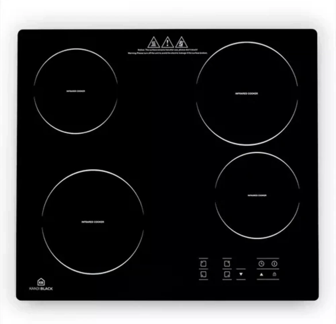 ANAFE ELÉCTRICO KANJI KJB 4HORNALLAS VITROCERAMICO 6000W