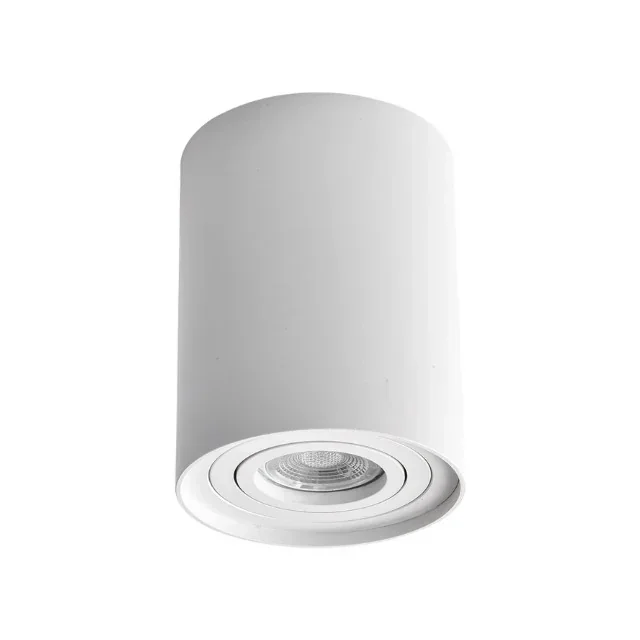 APLIQUE TECHO NEGRO CILINDRO 1L GU10