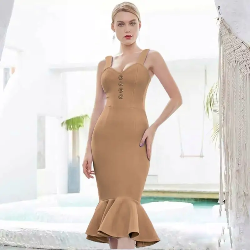 Vestido corte sirena