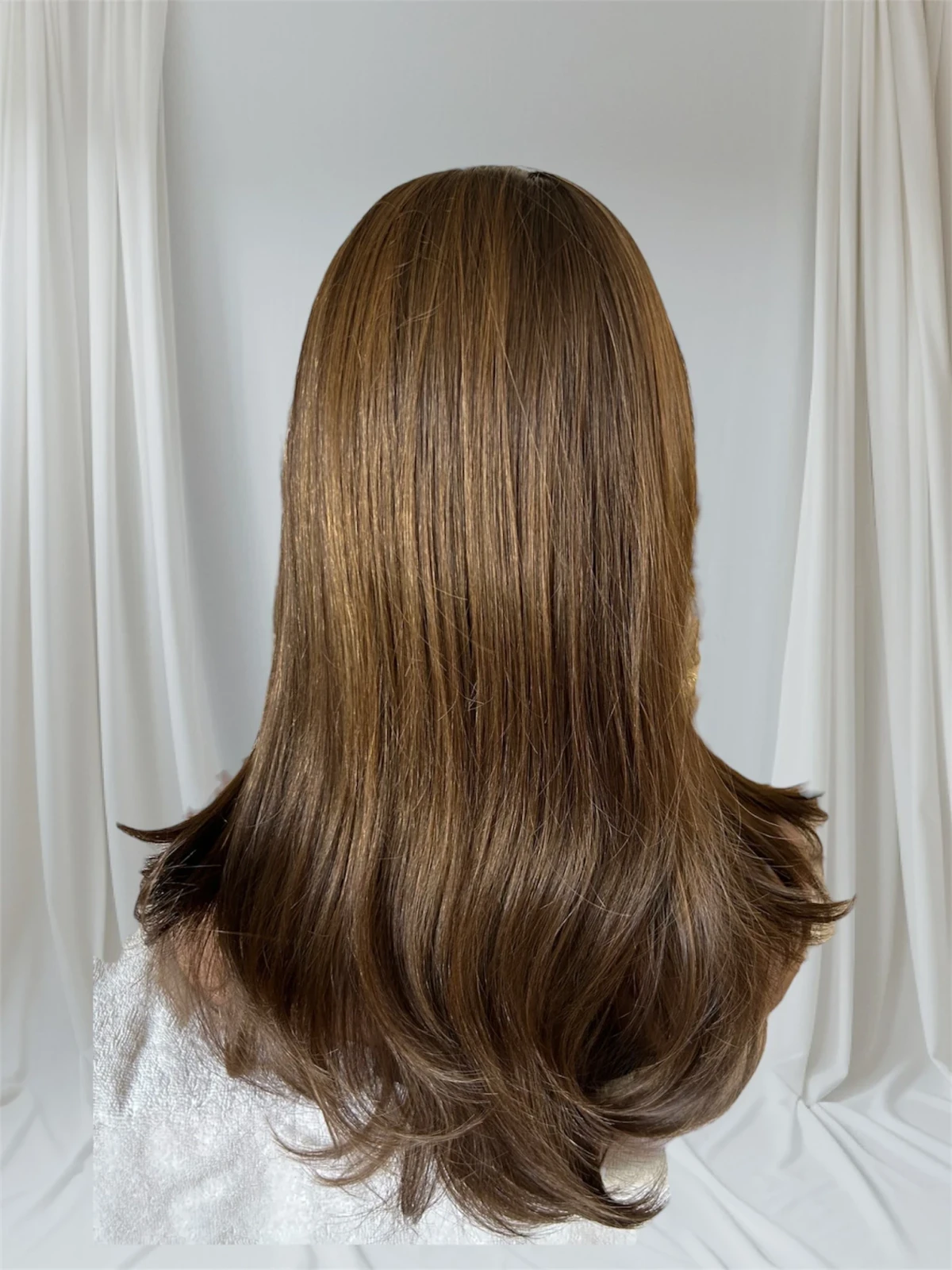 Peluca Semi natural 20 pulgadas, frontal 13x4 2