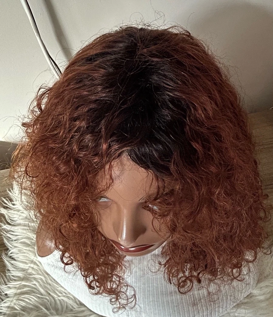 Peluca cabello humano de 12"  4