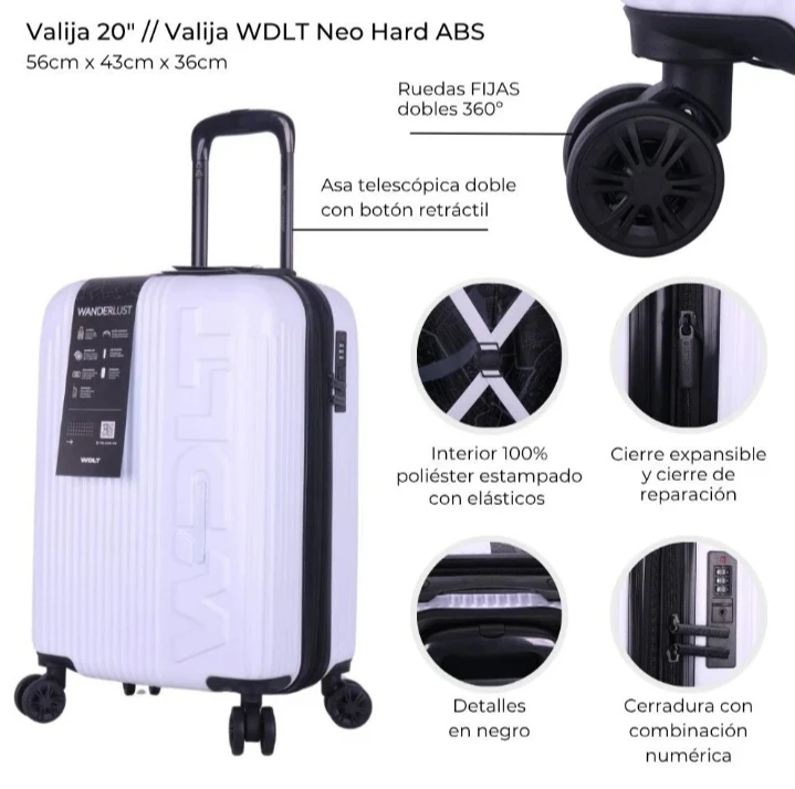 VALIJA 20" WDLT NEO HARD ABS 3
