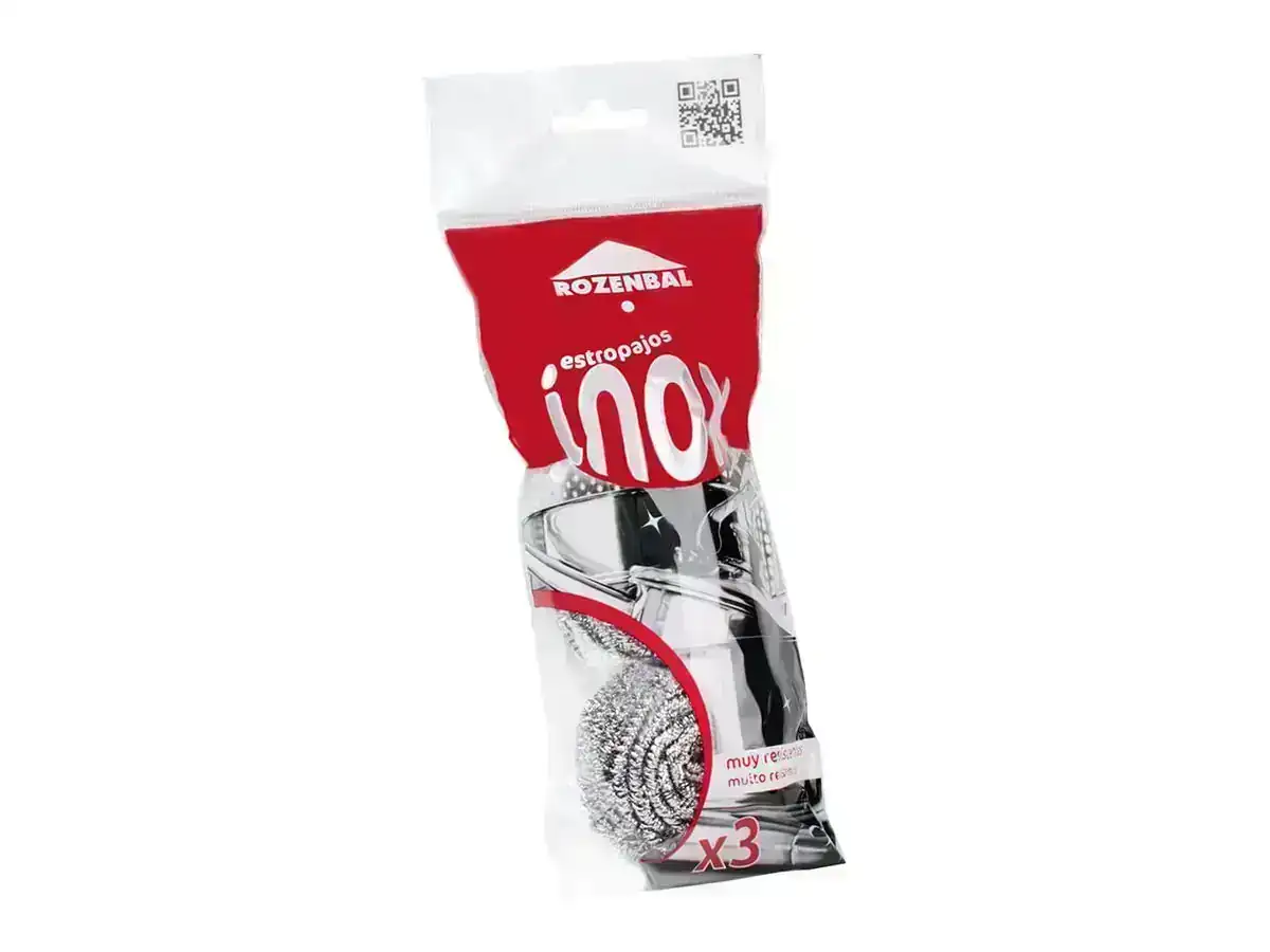 Estropajos Rozenbal Inoxidable x3 und
