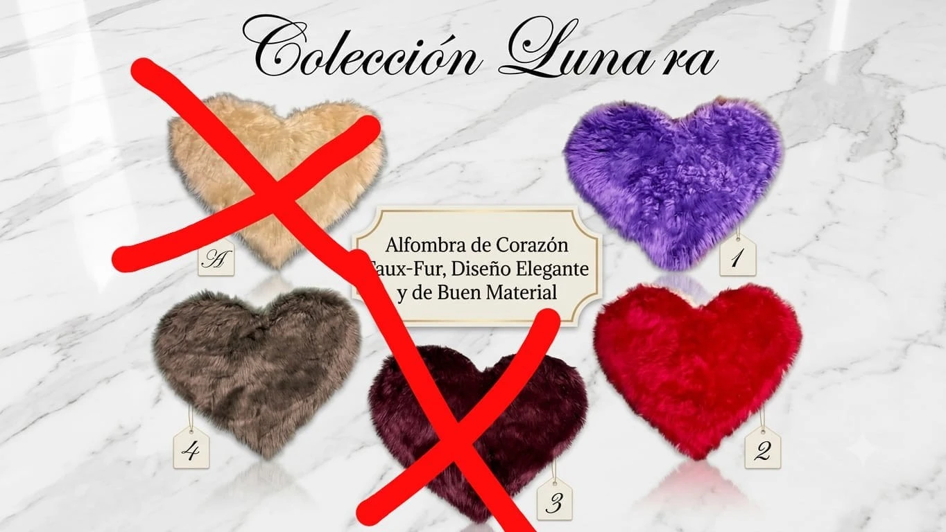 ALFOMBRA DE CORAZÓN ❤️.