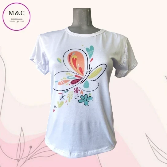 Blusa basica estampada T-G 4
