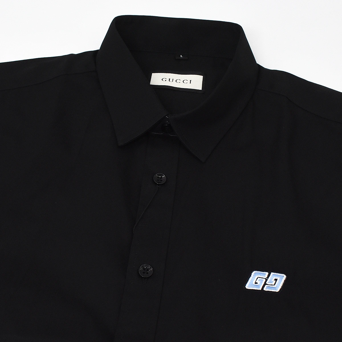 Camisa Manga Larga Gucci negra 4