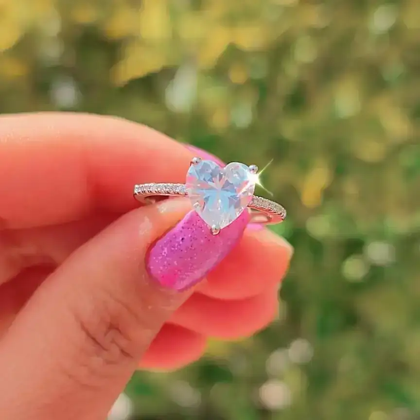 Love heart Promise ring  