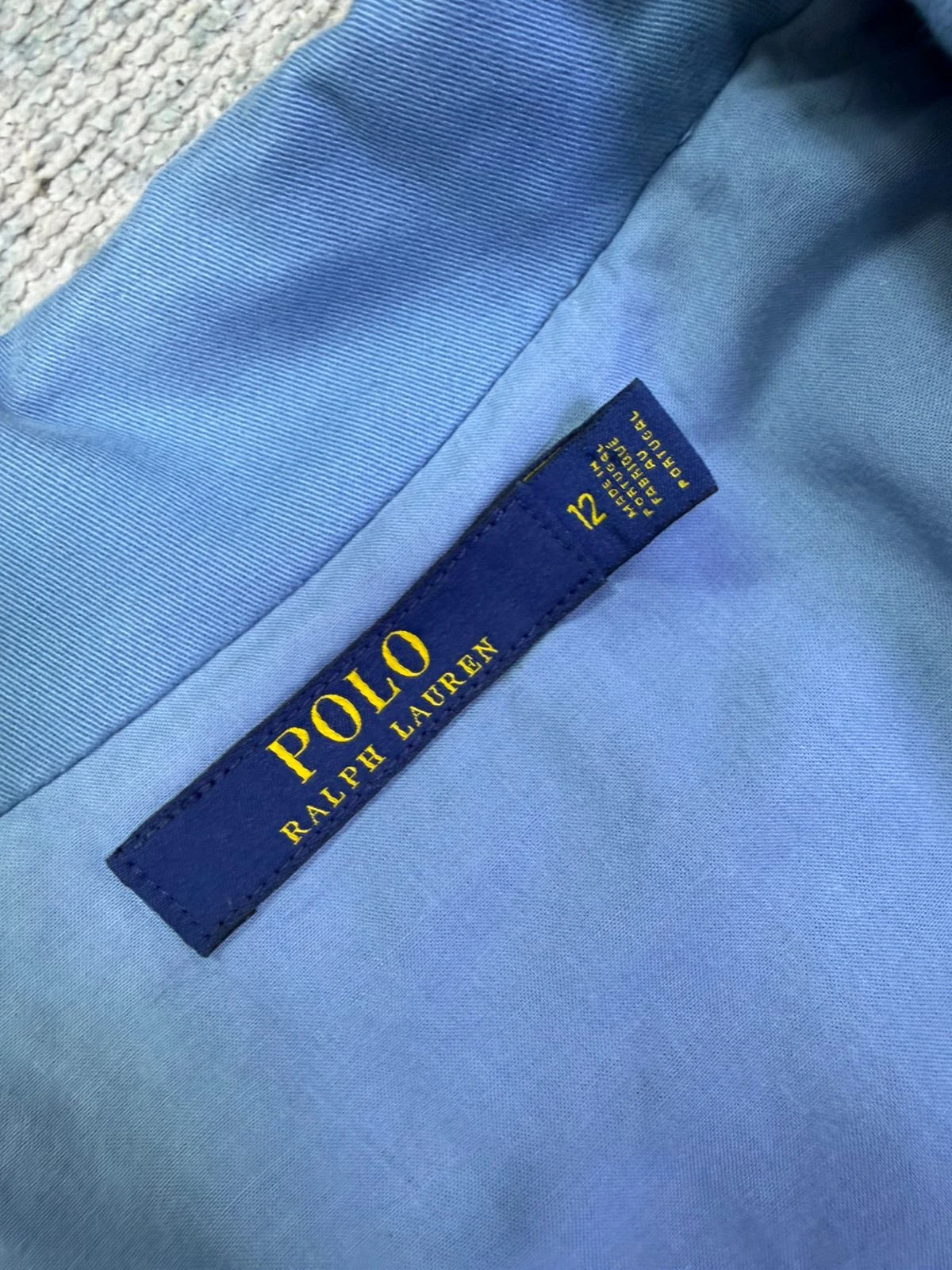 POLO RALPH LAUREN UNSTRUCTURED COTTON BLAZER 6