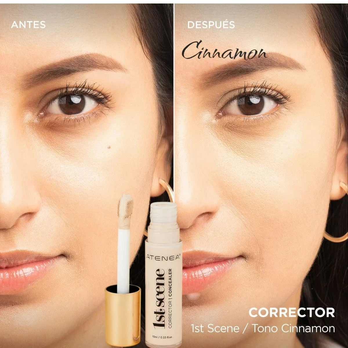 atenea corrector liquido cinnamon