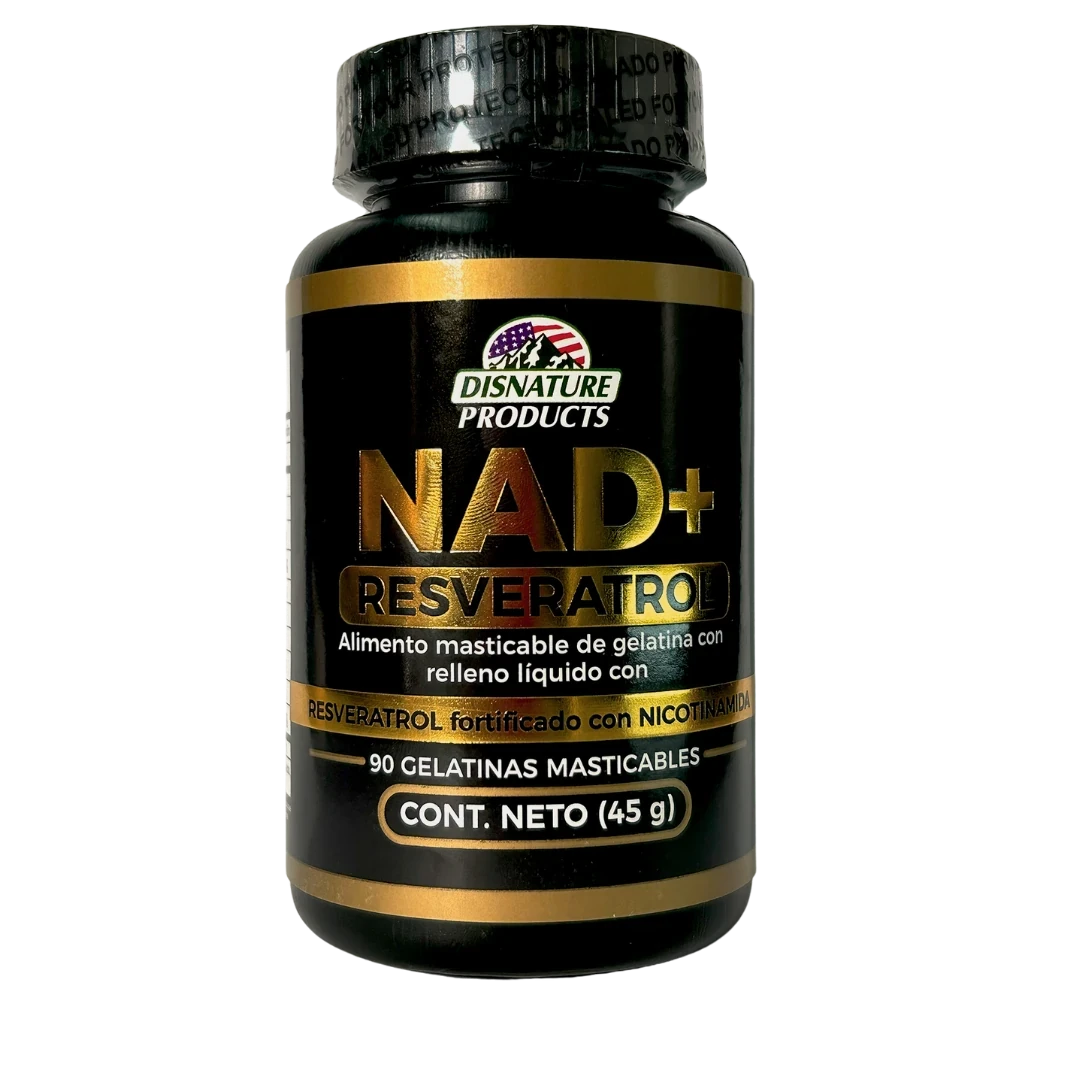 Nad + Resveratrol x 90 Sofgels masticables,  Disnature
