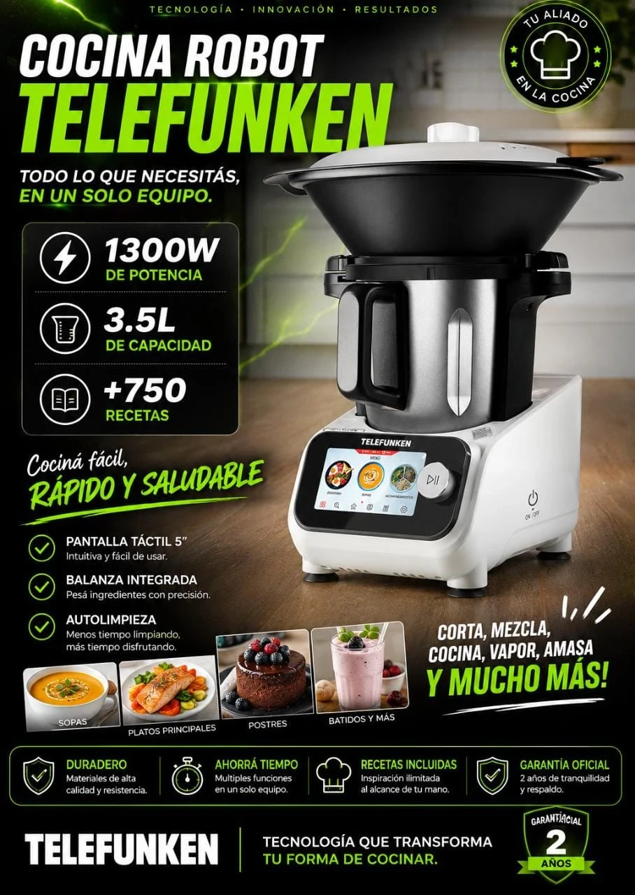 Robot Chef de Cocina Telefunken 