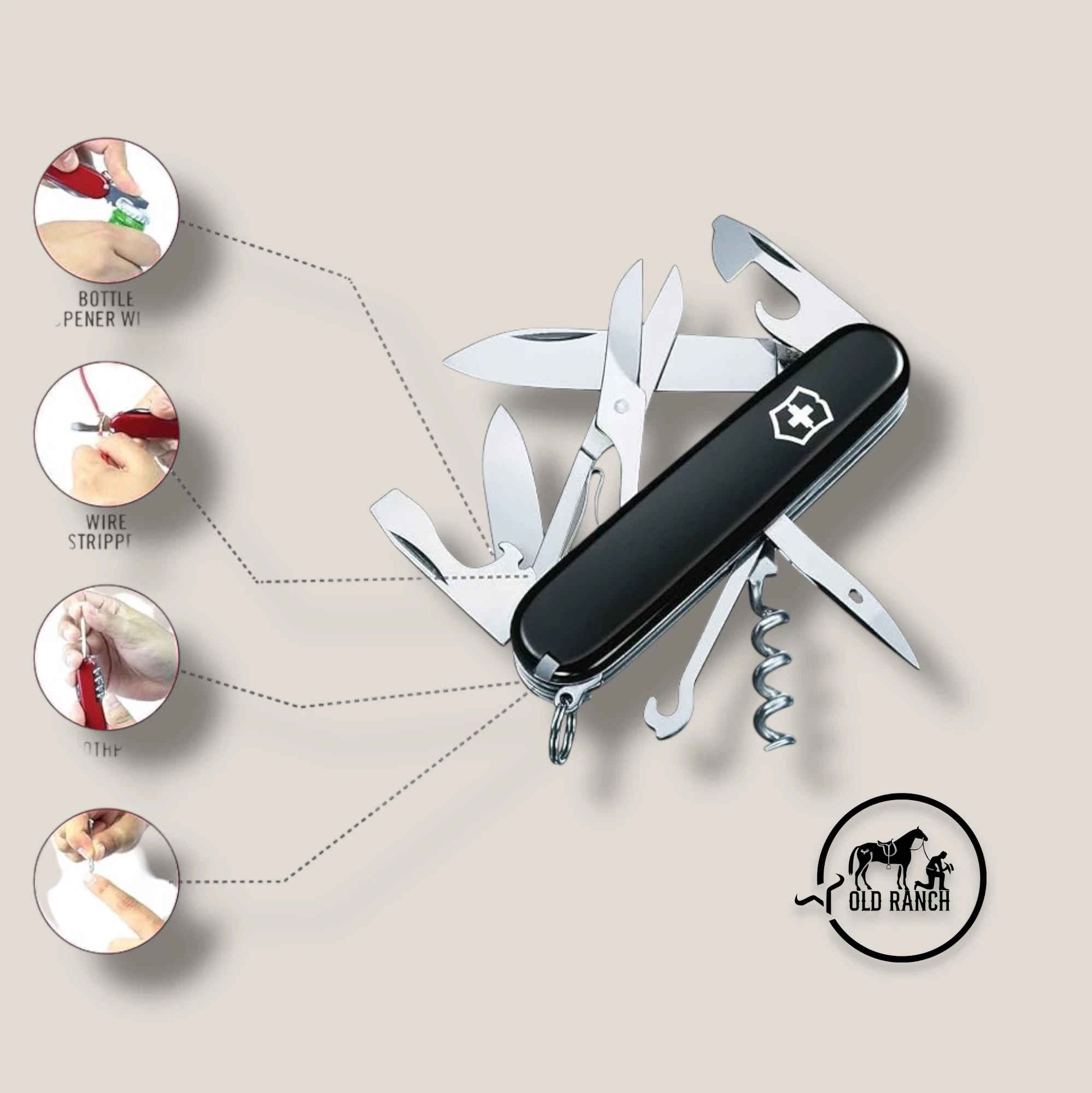 VICTORINOX CLIMBER BLACK 4