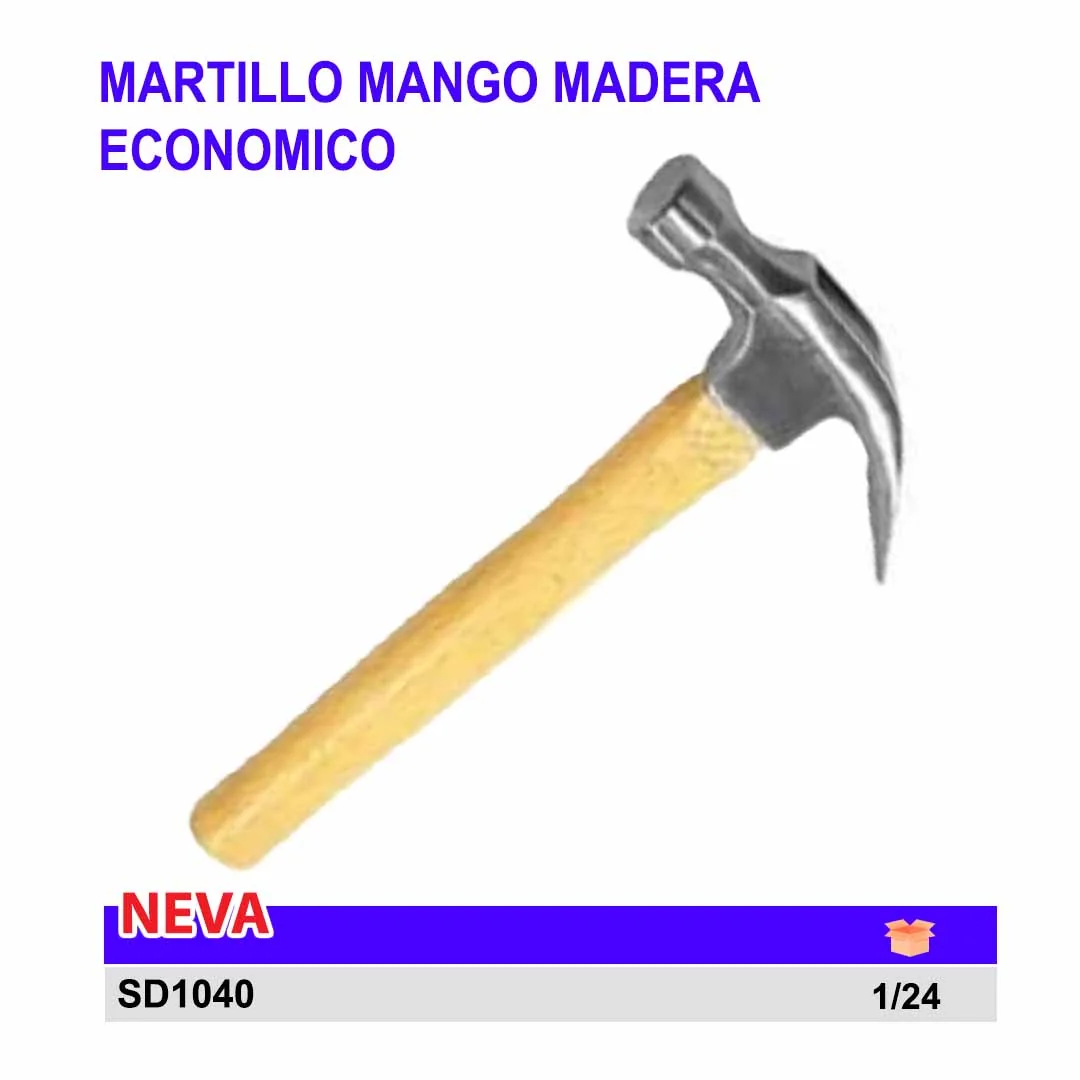 MARTILLO MANGO MADERA Economico 29 MM