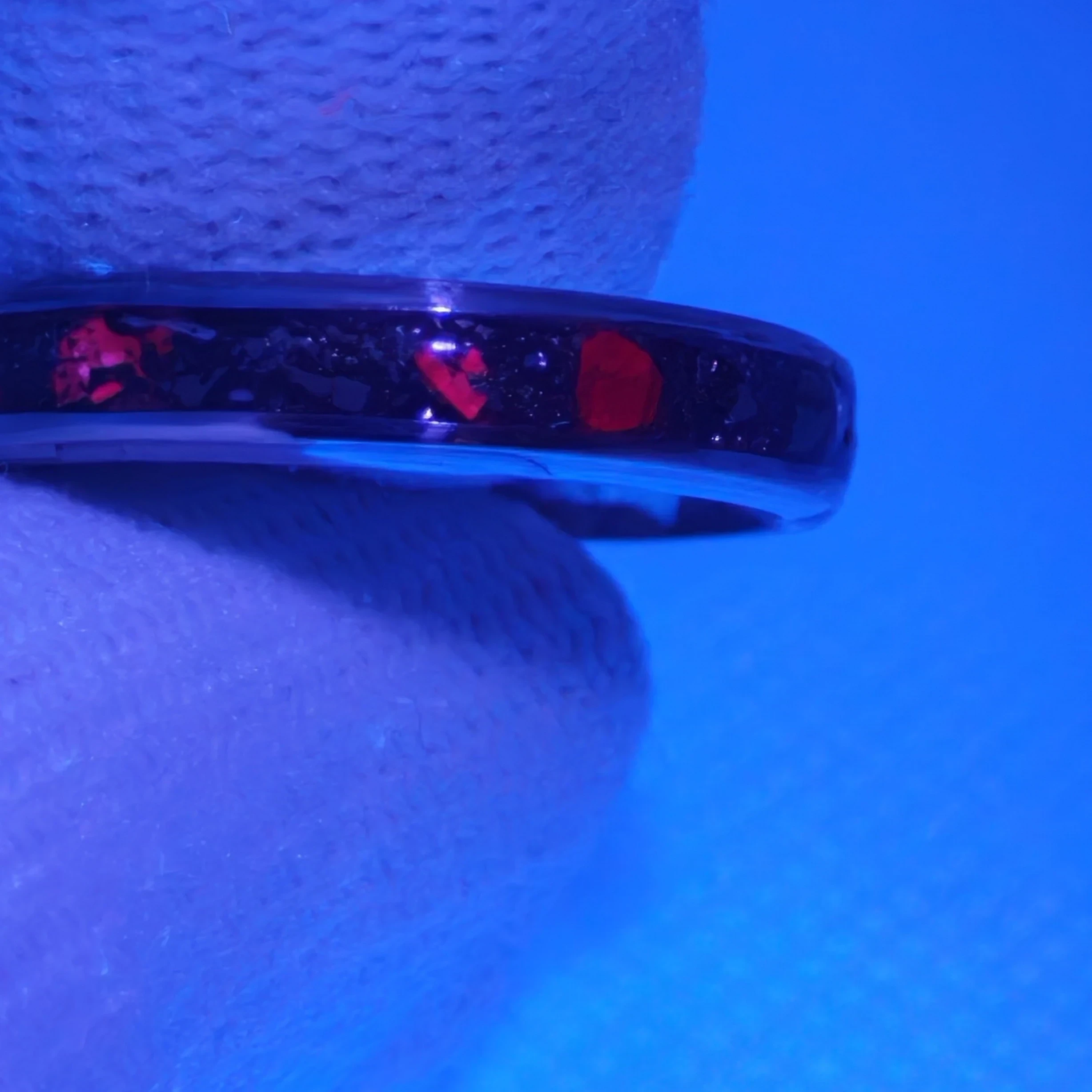 Anillo con Rubí y Pirita Genuinos 6