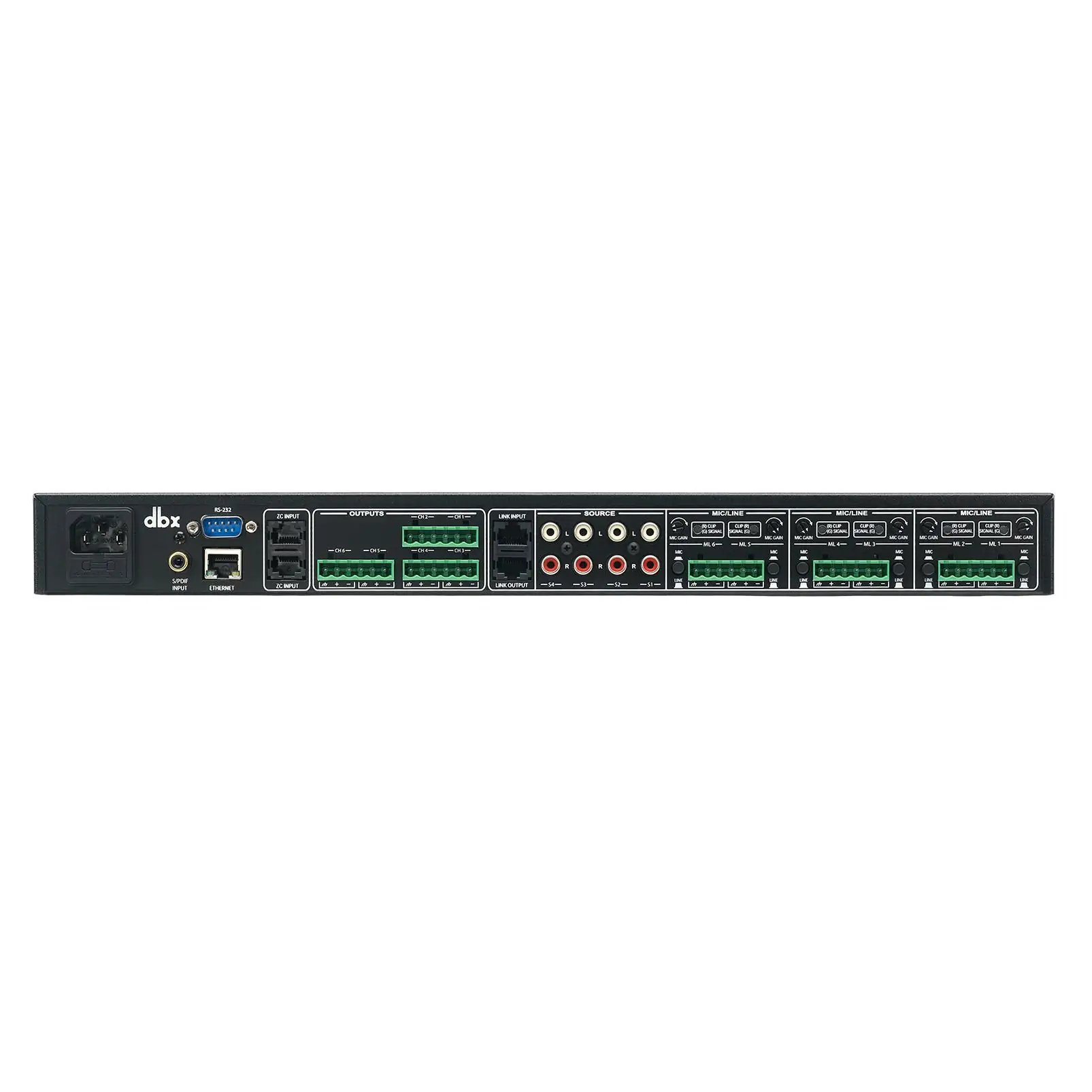 PROCESADOR DBX DE ZONA DIGITAL 12X6 DBX1260 2